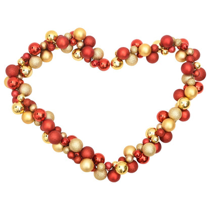 Christmas Balls Garland Red and Gold 175 cm Polystyrene