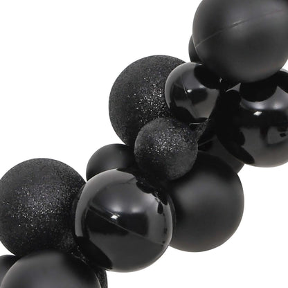 Christmas Balls Garland Black 175 cm Polystyrene