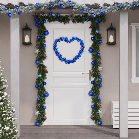 Christmas Balls Garland Blue 175 cm Polystyrene