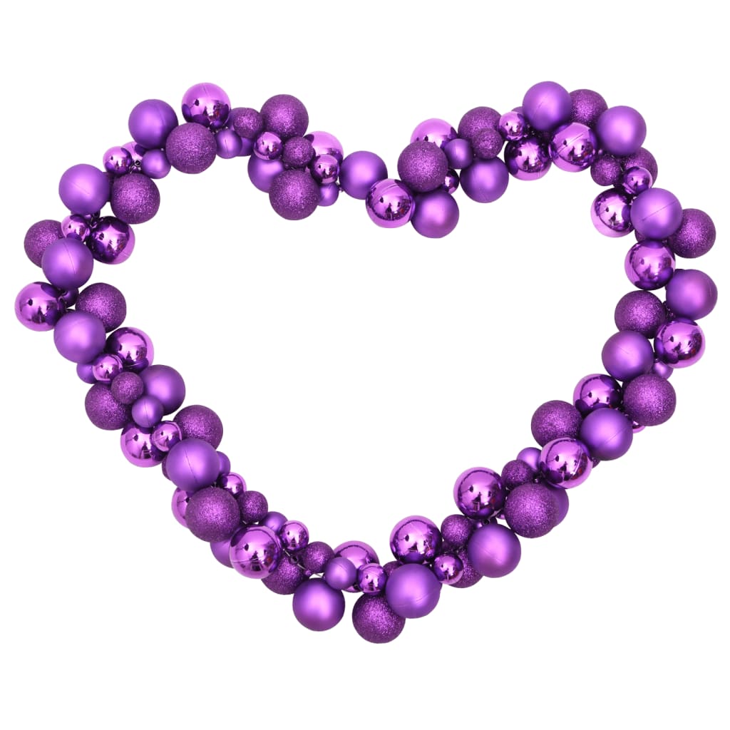 Christmas Balls Garland Purple 175 cm Polystyrene