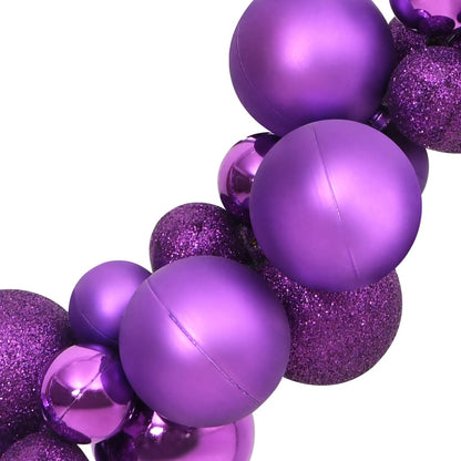 Christmas Balls Garland Purple 175 cm Polystyrene