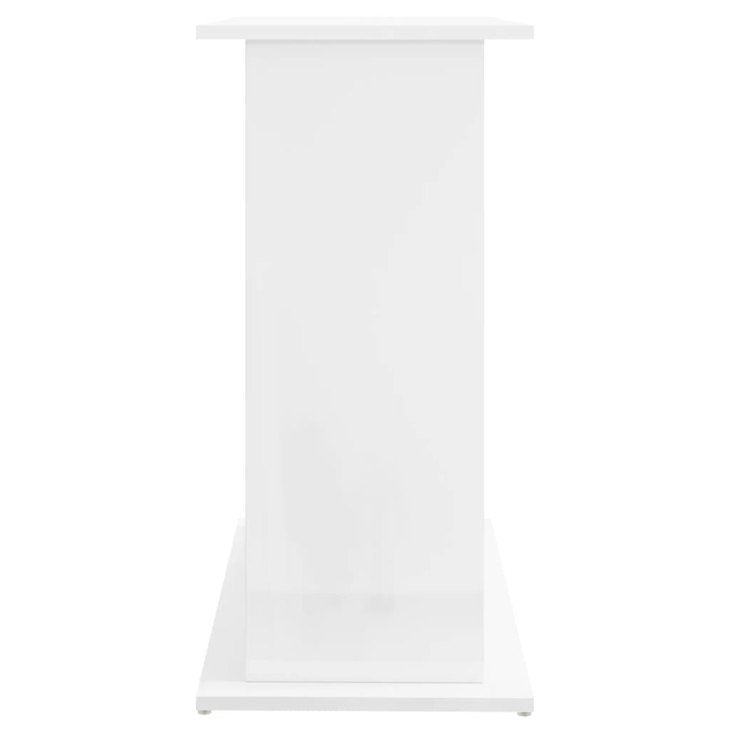 Aquarium Stand High Gloss White 81x36x73 cm Engineered Wood