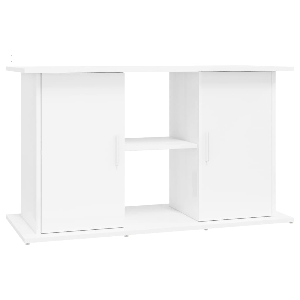 Aquarium Stand High Gloss White 101x41x58 cm Engineered Wood