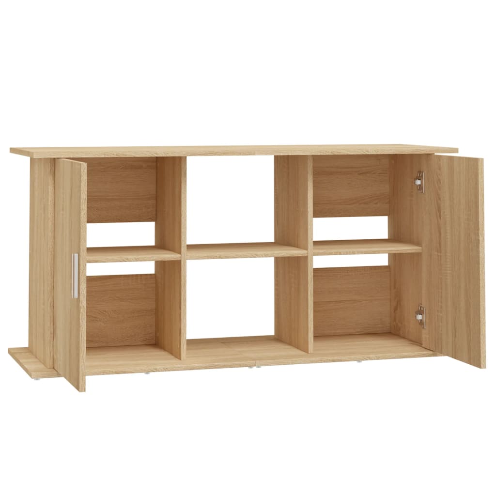 Aquarium Stand Sonoma Oak 121x41x58 cm Engineered Wood