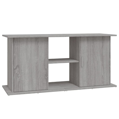 Aquarium Stand Grey Sonoma 121x41x58 cm Engineered Wood