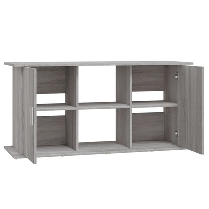 Aquarium Stand Grey Sonoma 121x41x58 cm Engineered Wood