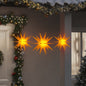 Christmas Lights with LEDs 3 pcs Foldable Yellow