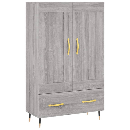 Highboard Grey Sonoma 69.5x31x115 cm Engineered Wood