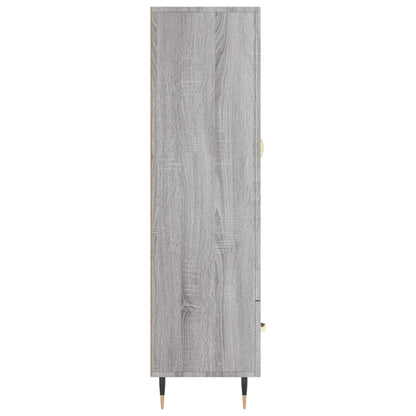 Highboard Grey Sonoma 69.5x31x115 cm Engineered Wood