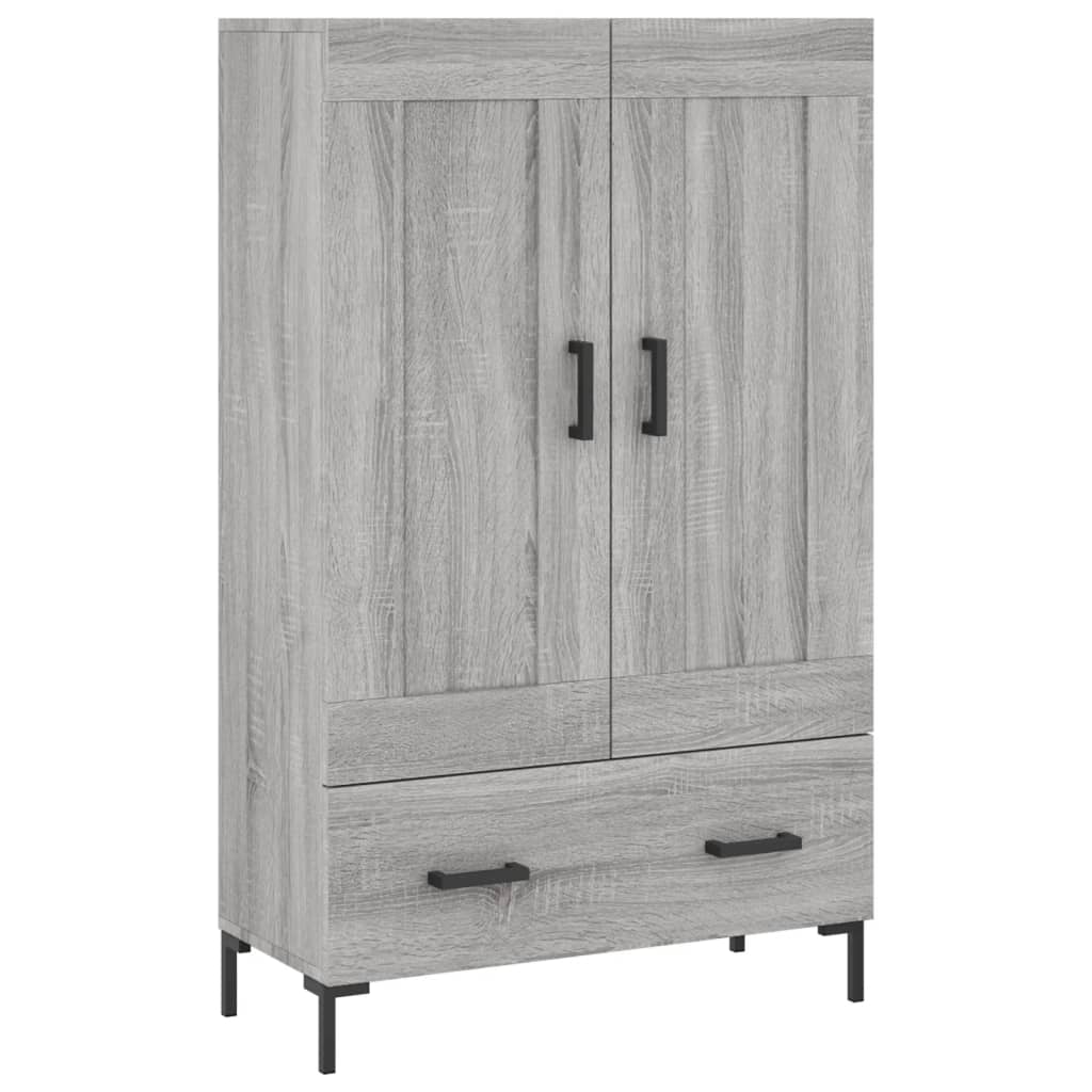 Highboard Grey Sonoma 69.5x31x115 cm Engineered Wood