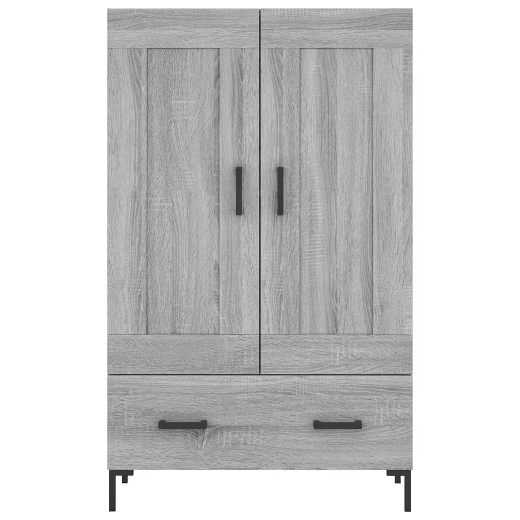 Highboard Grey Sonoma 69.5x31x115 cm Engineered Wood