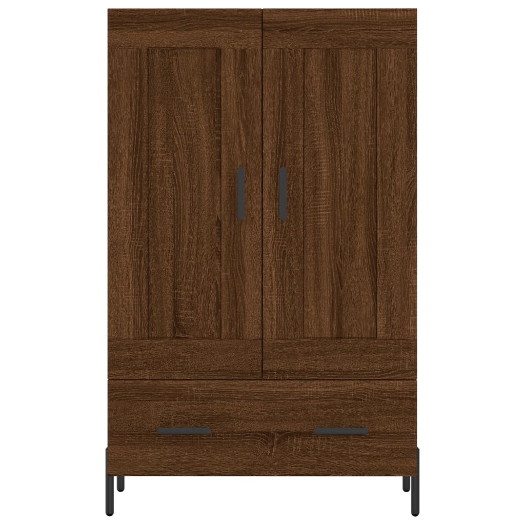 Highboard Brown Oak 69.5x31x115 cm Engineered Wood