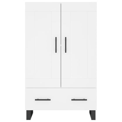 Highboard White 69.5x31x115 cm Engineered Wood