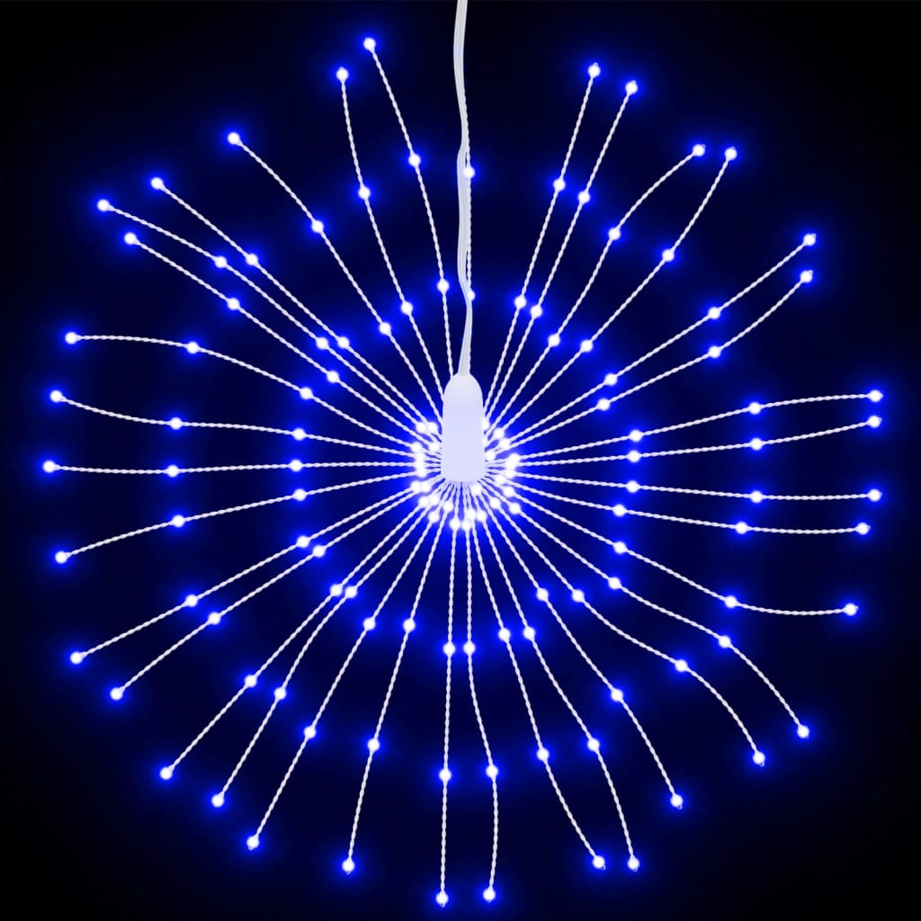 Christmas Starburst Light 140 LEDs Blue 17 cm