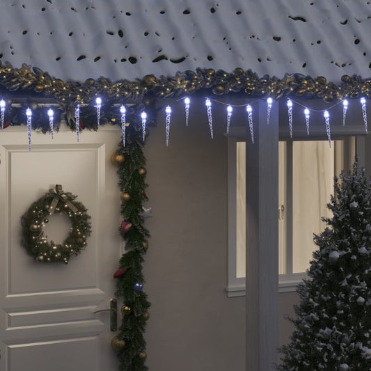 Christmas Icicle Light 200 LEDs Cold White 20 m Acrylic PVC