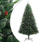 Artificial Hinged Christmas Tree with Red Berries 150 cm