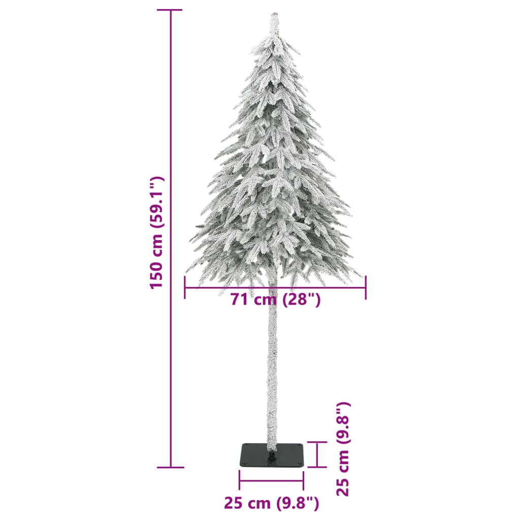 Artificial Christmas Tree with Flocked Snow 150 cm