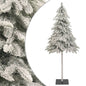 Artificial Christmas Tree with Flocked Snow 210 cm