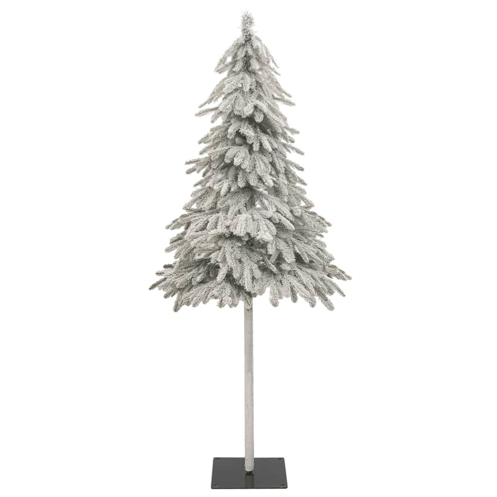 Artificial Christmas Tree with Flocked Snow 210 cm