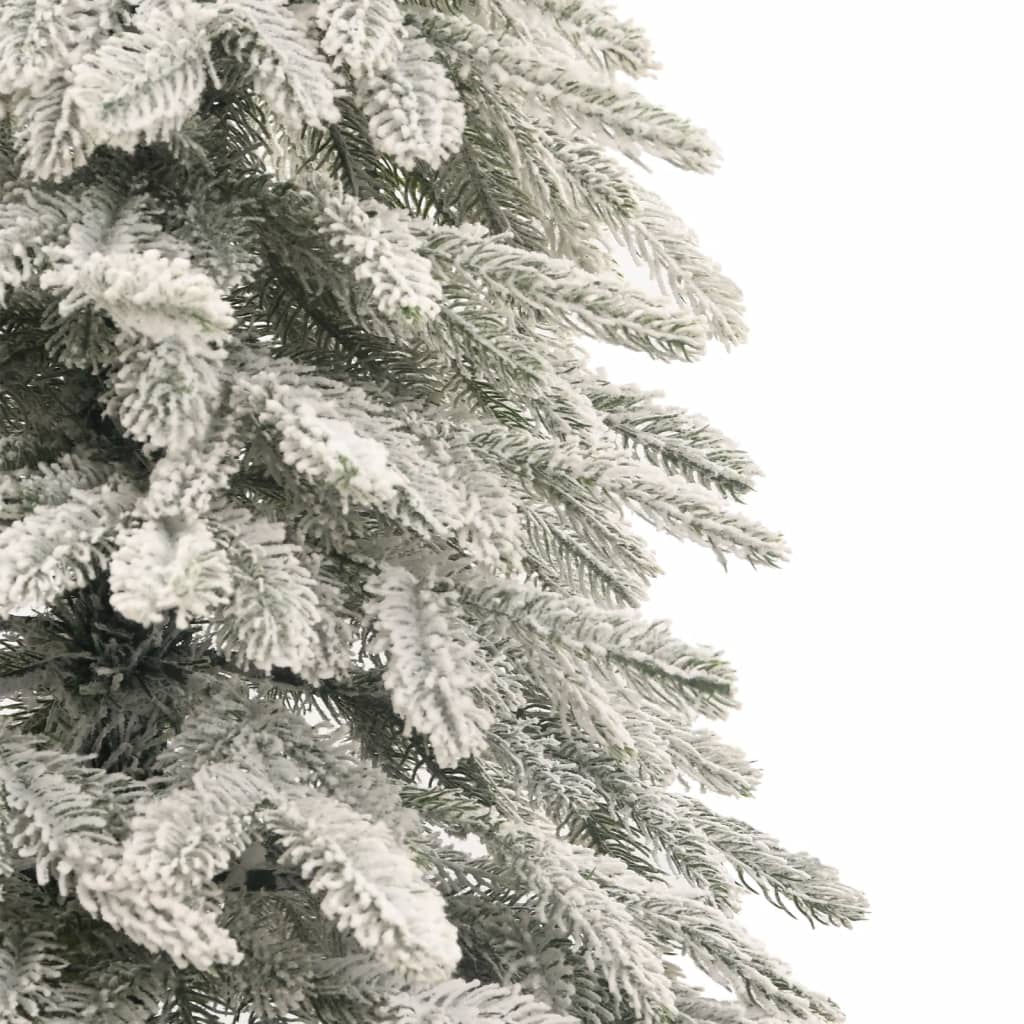 Artificial Christmas Tree with Flocked Snow 210 cm