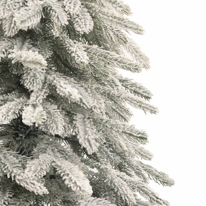 Artificial Christmas Tree with Flocked Snow 210 cm