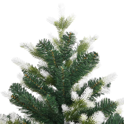 Artificial Hinged Christmas Tree with Flocked Snow 120 cm