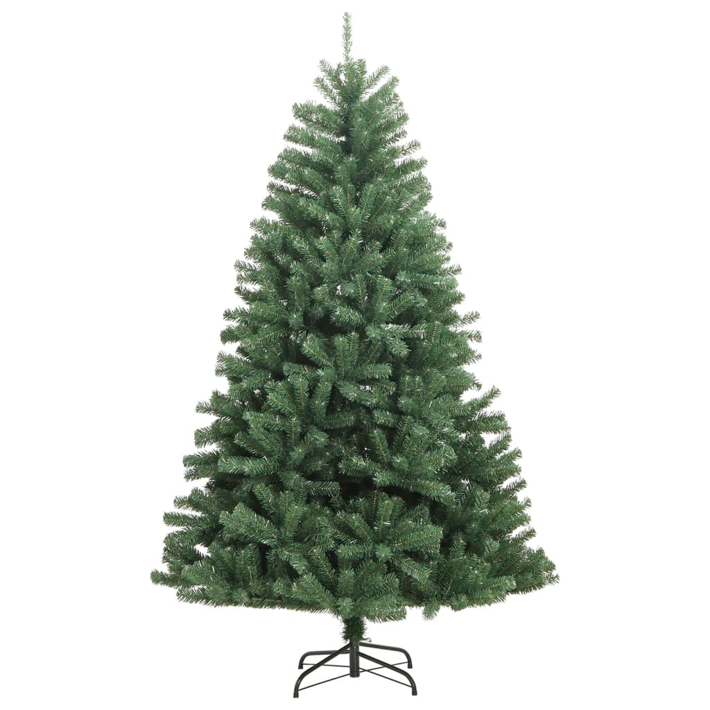 Artificial Hinged Christmas Tree with Stand Green 180 cm