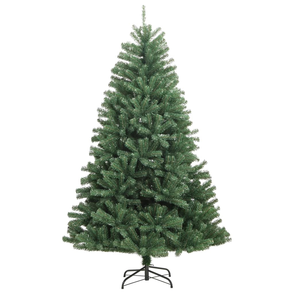 Artificial Hinged Christmas Tree with Stand Green 240 cm