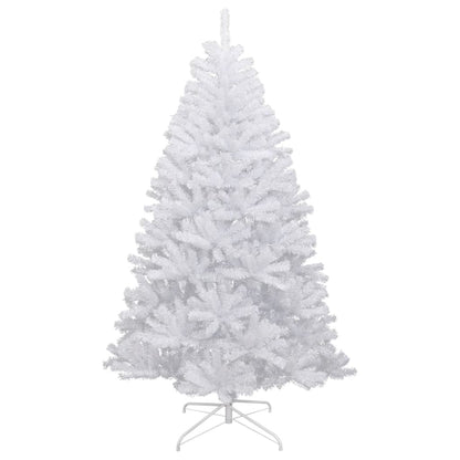 Artificial Hinged Christmas Tree with Flocked Snow 210 cm