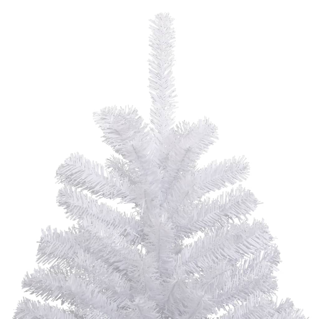 Artificial Hinged Christmas Tree with Flocked Snow 210 cm