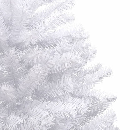 Artificial Hinged Christmas Tree with Flocked Snow 210 cm