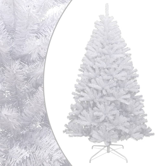 Artificial Hinged Christmas Tree with Flocked Snow 240 cm