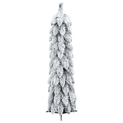 Artificial Pre-lit Christmas Tree with 30 LEDs and Flocked Snow 60 cm