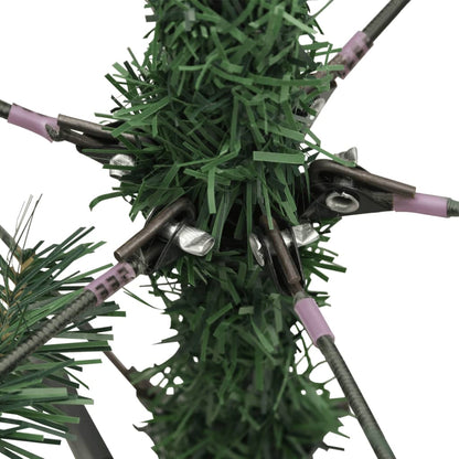 Artificial Hinged Christmas Tree with Cones 210 cm