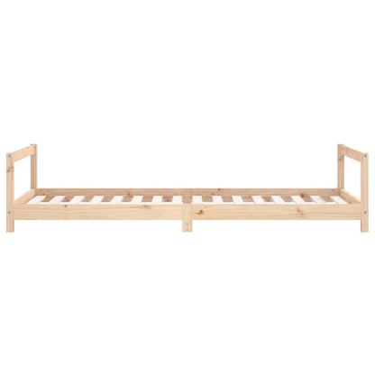 Kids Bed Frame 90x200 cm Solid Wood Pine