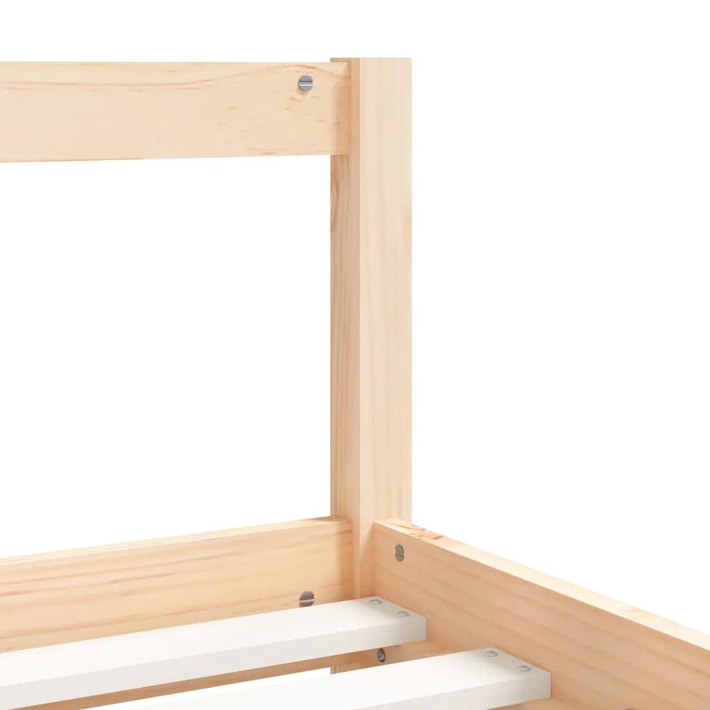 Kids Bed Frame with Drawers 80x200 cm Solid Wood Pine