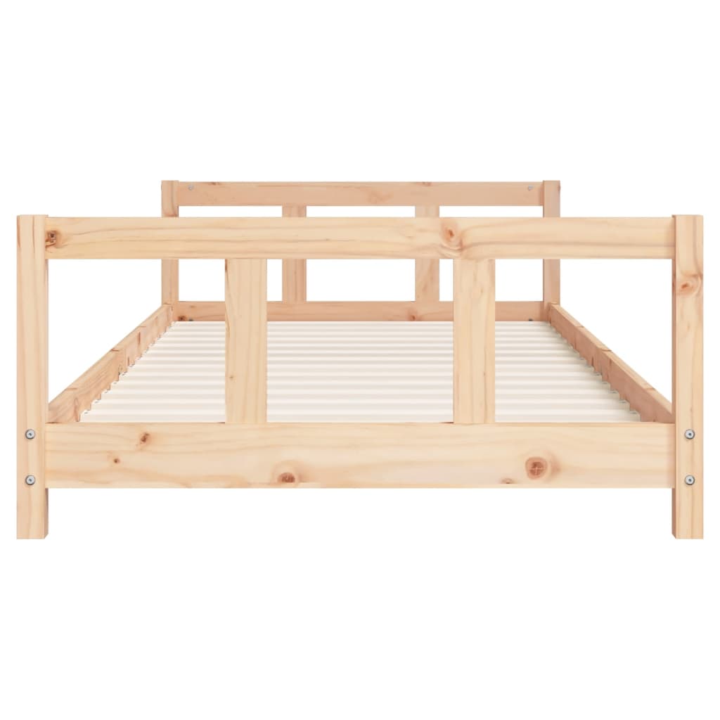 Kids Bed Frame 90x200 cm Solid Wood Pine