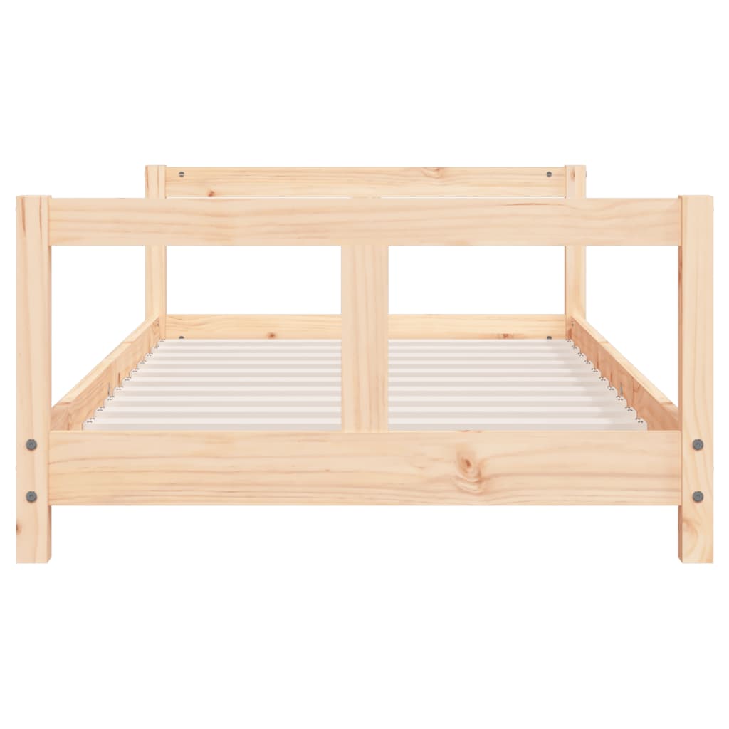 Kids Bed Frame 80x160 cm Solid Wood Pine