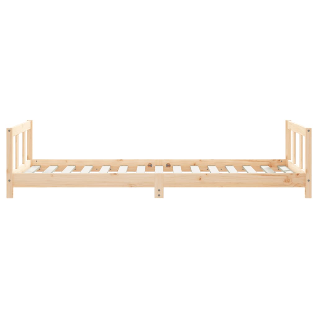 Kids Bed Frame 90x190 cm Solid Wood Pine