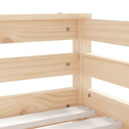 Kids Bed Frame with Drawers 70x140 cm Solid Wood Pine