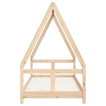 Kids Bed Frame 80x200 cm Solid Wood Pine