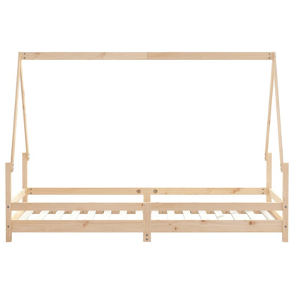 Kids Bed Frame 80x200 cm Solid Wood Pine