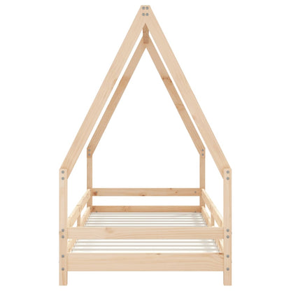 Kids Bed Frame 90x200 cm Solid Wood Pine