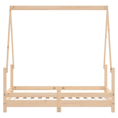 Kids Bed Frame 70x140 cm Solid Wood Pine