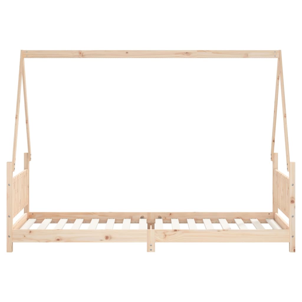 Kids Bed Frame 80x200 cm Solid Wood Pine