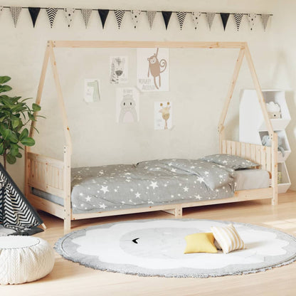 Kids Bed Frame 80x200 cm Solid Wood Pine