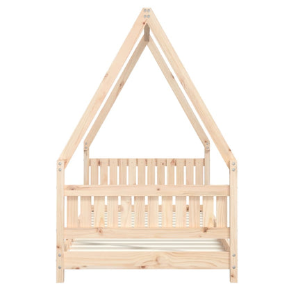 Kids Bed Frame 90x190 cm Solid Wood Pine