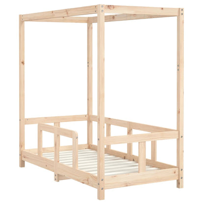 Kids Bed Frame 70x140 cm Solid Wood Pine