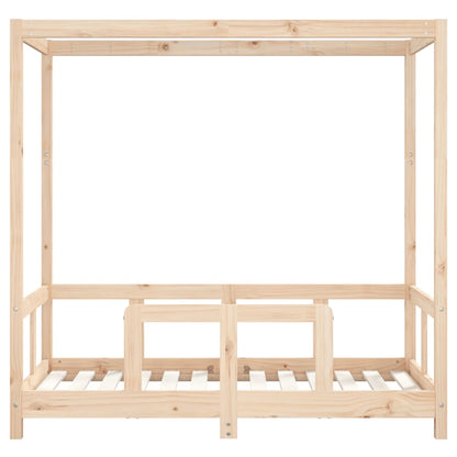 Kids Bed Frame 70x140 cm Solid Wood Pine