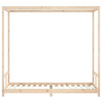 Kids Bed Frame 80x200 cm Solid Wood Pine